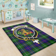 MacThomas Modern Tartan Crest Area Rug