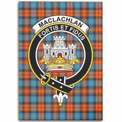 MacLachlan Ancient Tartan Crest Area Rug