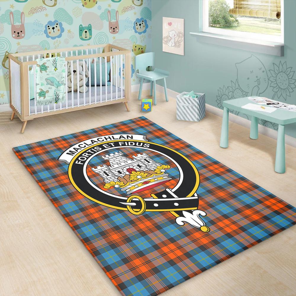 MacLachlan Ancient Tartan Crest Area Rug
