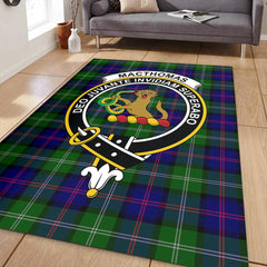 MacThomas Modern Tartan Crest Area Rug