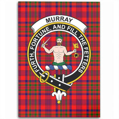 Murray of Tulloch Modern Tartan Crest Area Rug