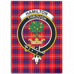 Hamilton Modern Tartan Crest Area Rug
