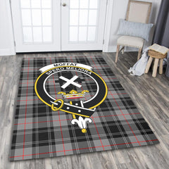 Moffat Modern Tartan Crest Area Rug