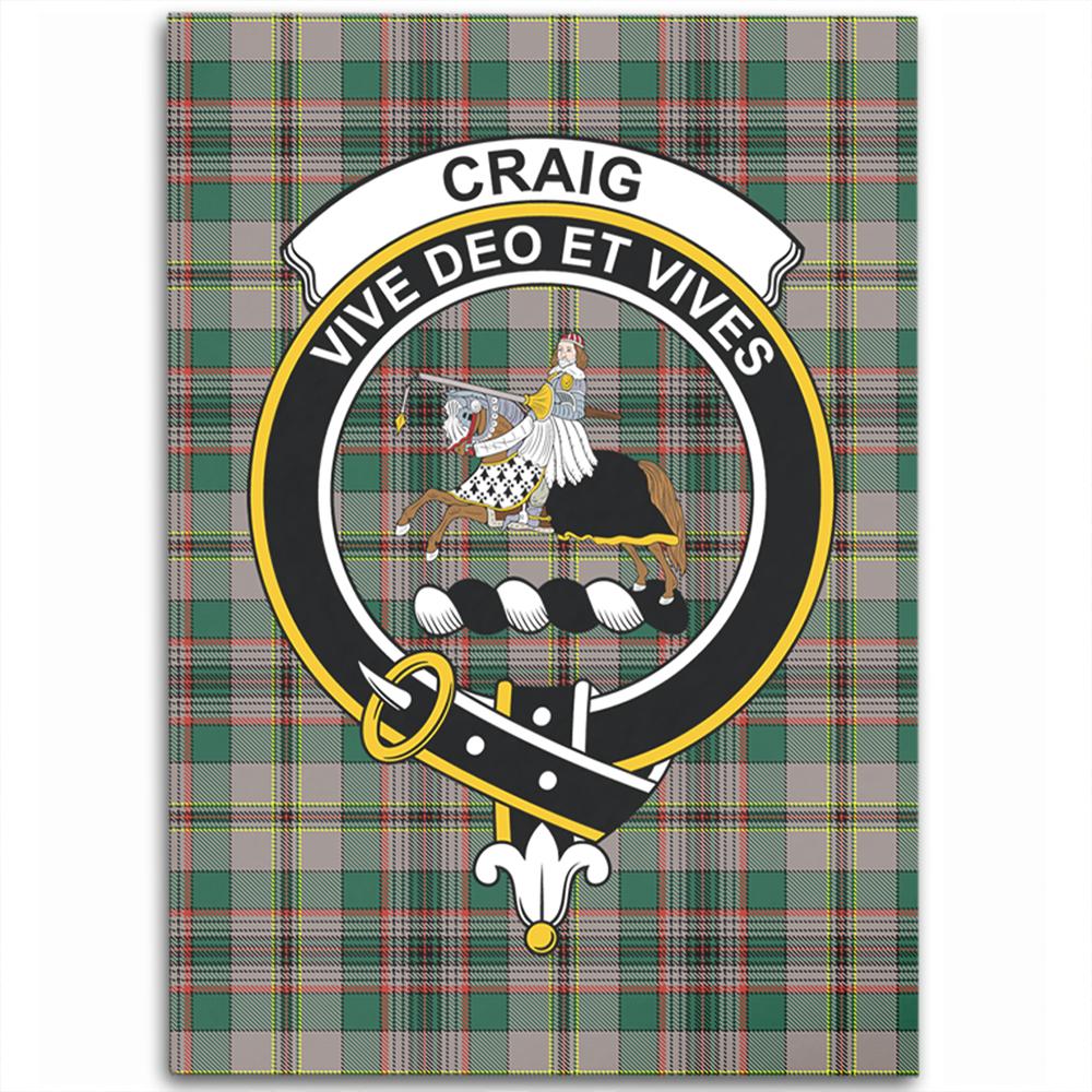 Craig Ancient Tartan Crest Area Rug