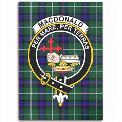 MacDonald of the Isles Hunting Modern Tartan Crest Area Rug
