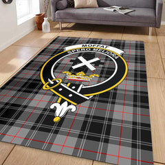 Moffat Modern Tartan Crest Area Rug