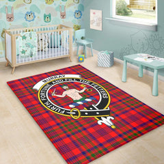 Murray of Tulloch Modern Tartan Crest Area Rug