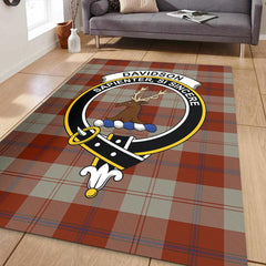 Davidson Dress Dancers Tartan Crest Area Rug