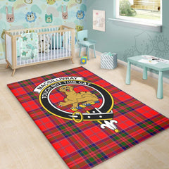 MacGillivray Modern Tartan Crest Area Rug