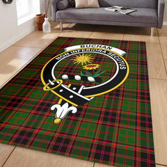 Buchan Modern Tartan Crest Area Rug