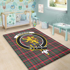 Cumming Hunting Modern Tartan Crest Area Rug