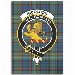 Nicolson Hunting Ancient Tartan Crest Area Rug
