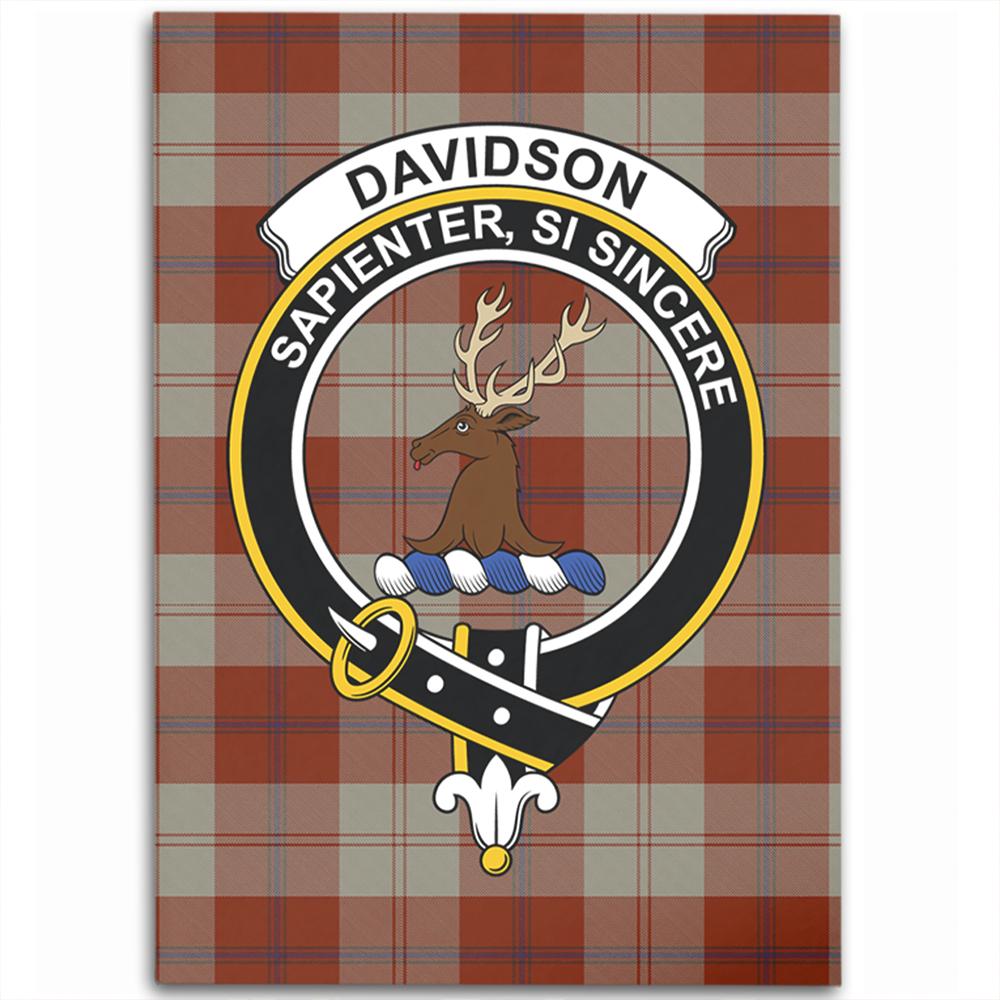 Davidson Dress Dancers Tartan Crest Area Rug