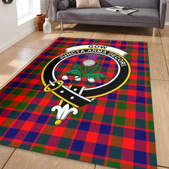 Gow Modern Tartan Crest Area Rug