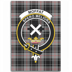 Moffat Modern Tartan Crest Area Rug