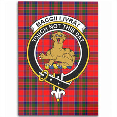 MacGillivray Modern Tartan Crest Area Rug