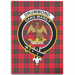 Drummond Modern Tartan Crest Area Rug
