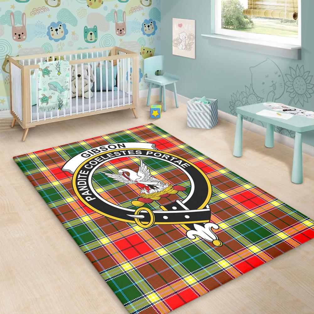 Gibbs Tartan Crest Area Rug