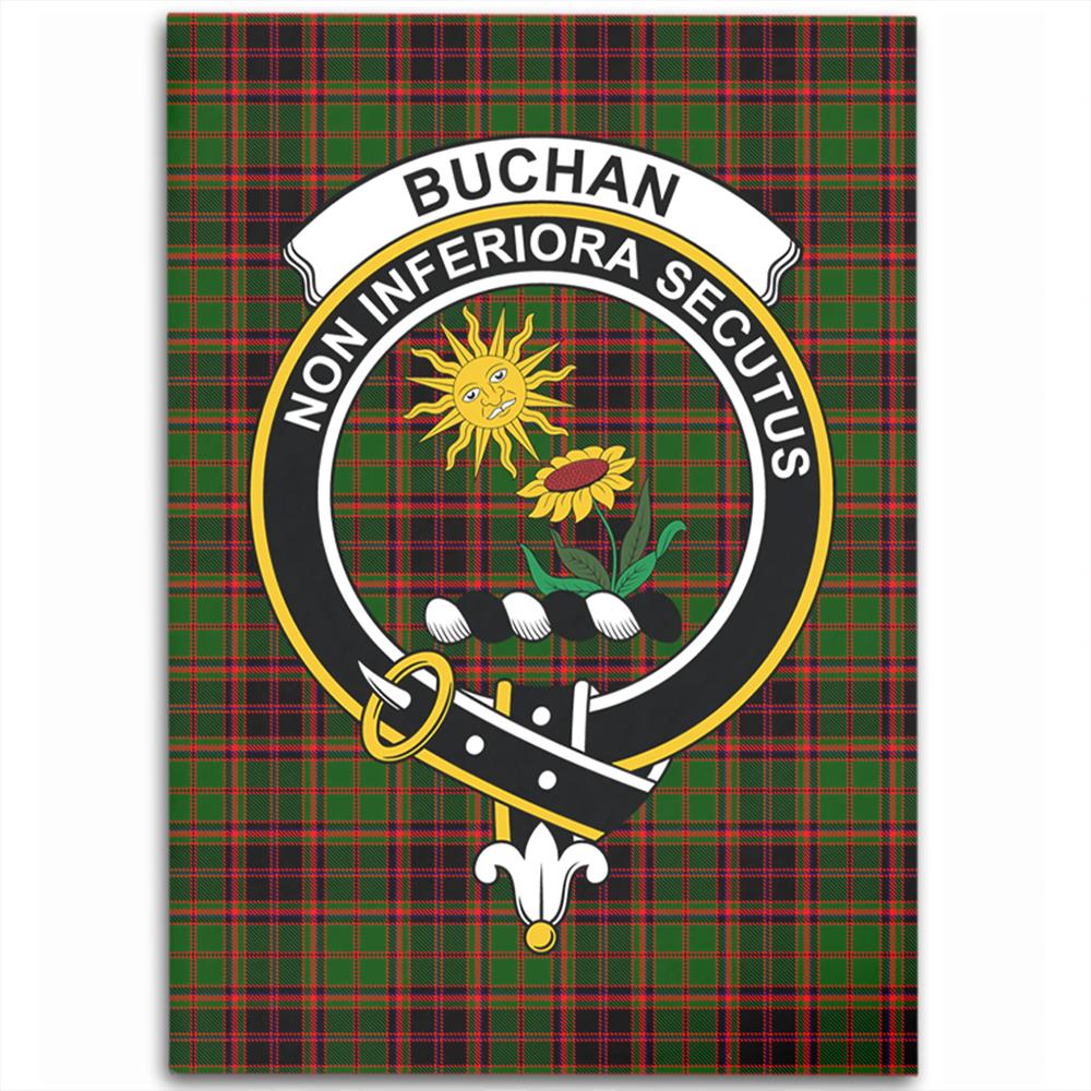 Buchan Modern Tartan Crest Area Rug