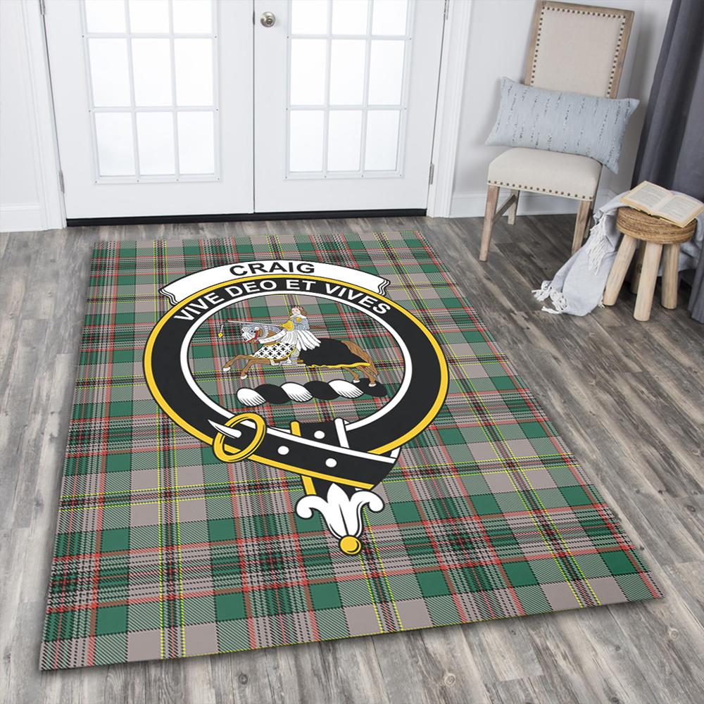 Craig Ancient Tartan Crest Area Rug