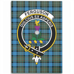 Fergusson Ancient Tartan Crest Area Rug