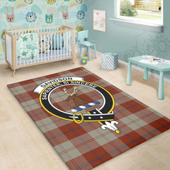 Davidson Dress Dancers Tartan Crest Area Rug