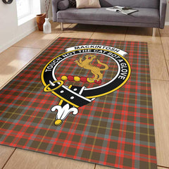 MacKintosh Hunting Weathered Tartan Crest Area Rug