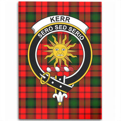 Kerr Modern Tartan Crest Area Rug