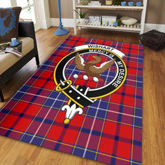 Wemyss Modern Tartan Crest Area Rug