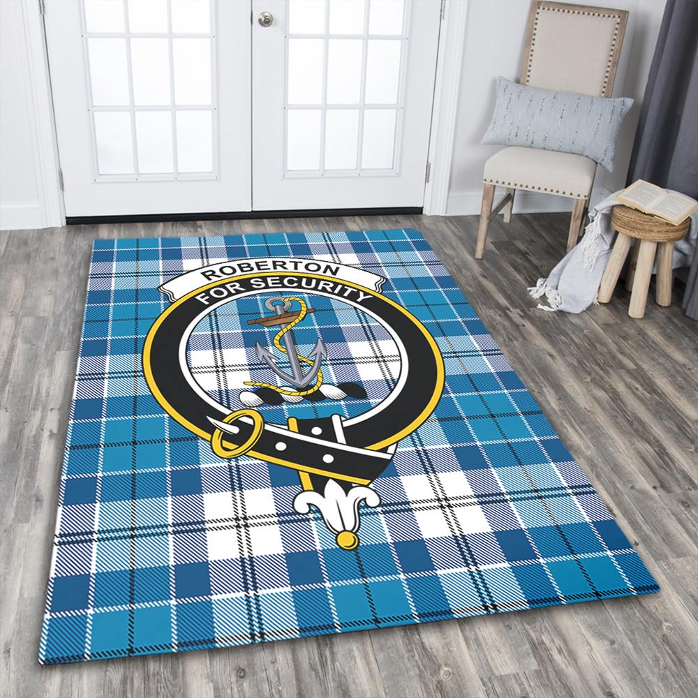 Roberton Tartan Crest Area Rug