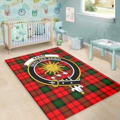 Kerr Modern Tartan Crest Area Rug