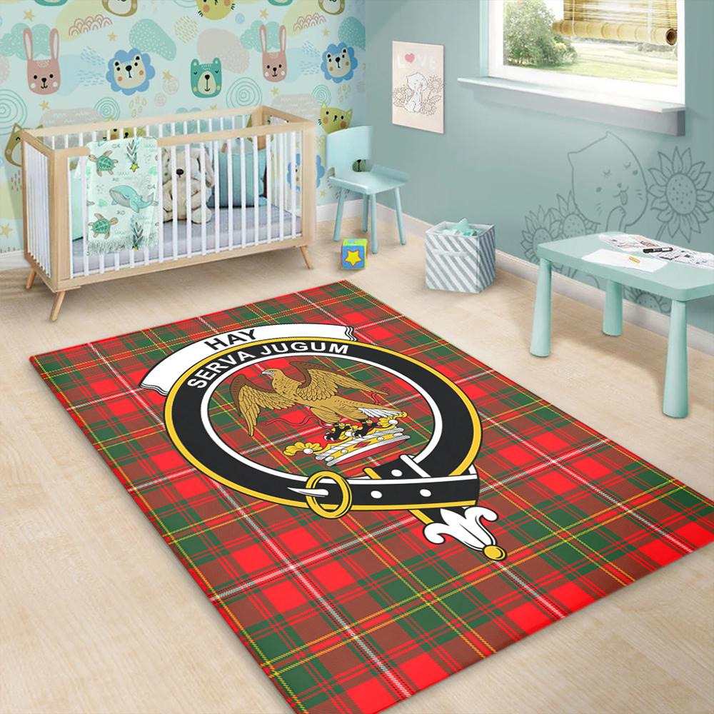 Hay Modern Tartan Crest Area Rug