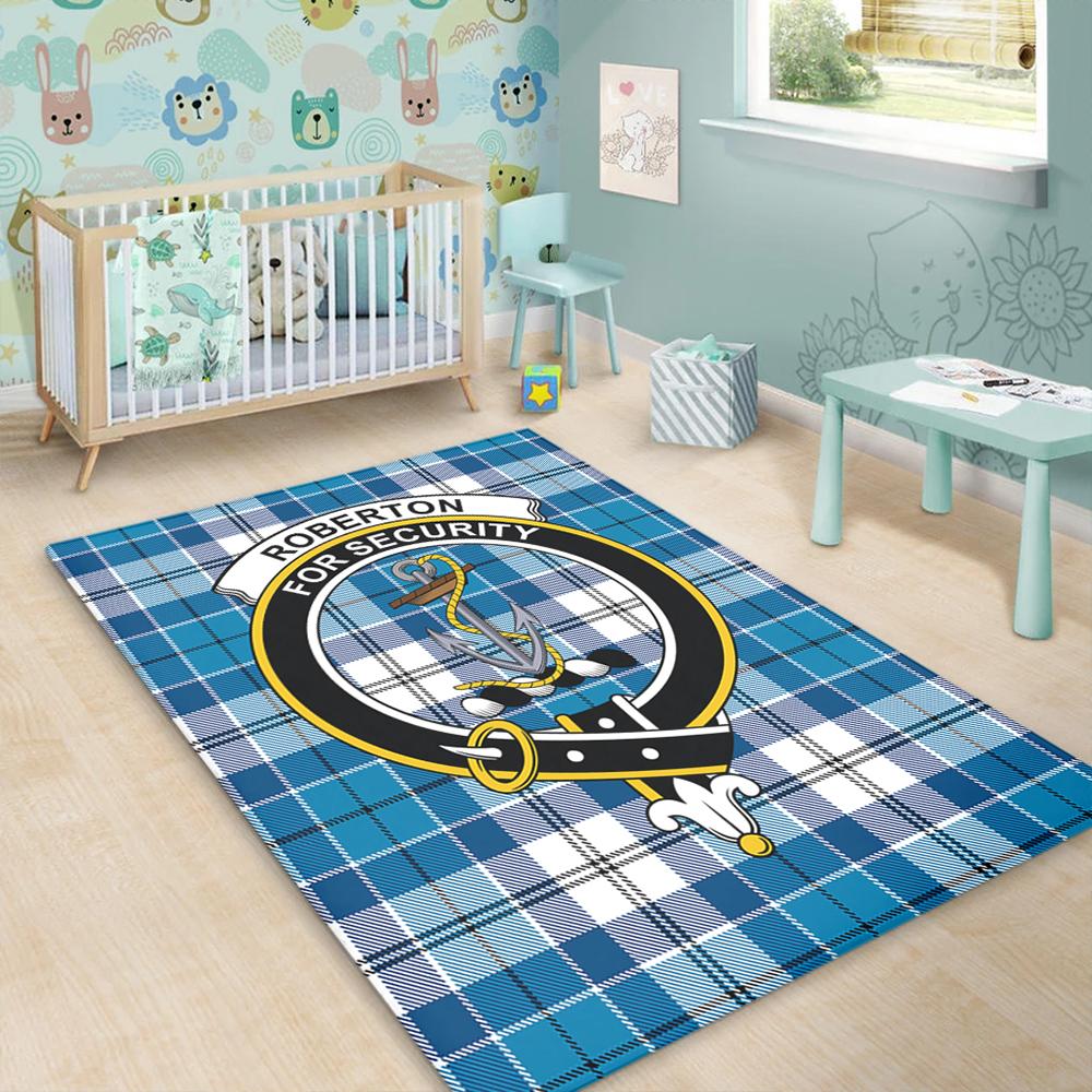Roberton Tartan Crest Area Rug