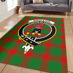 Middleton Modern Tartan Crest Area Rug
