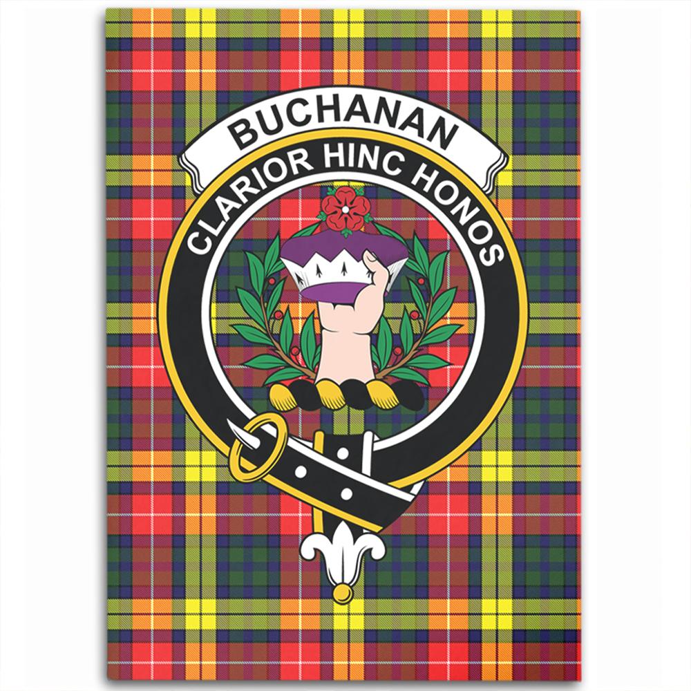 Buchanan Modern Tartan Crest Area Rug
