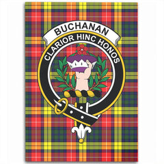 Buchanan Modern Tartan Crest Area Rug