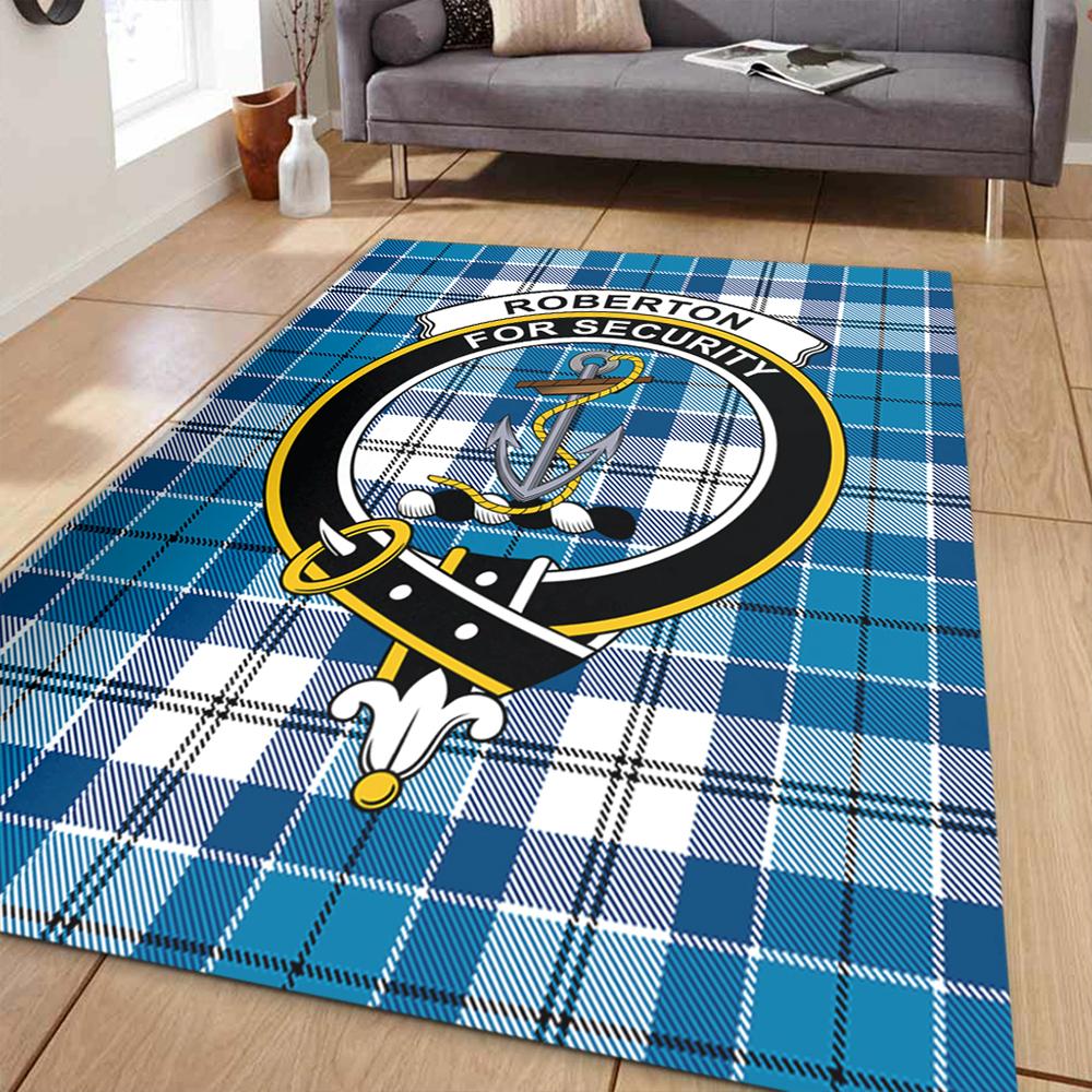 Roberton Tartan Crest Area Rug