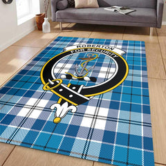 Roberton Tartan Crest Area Rug