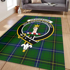 Henderson Modern Tartan Crest Area Rug