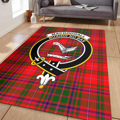 MacDougall Modern Tartan Crest Area Rug
