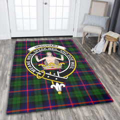 Urquhart Modern Tartan Crest Area Rug