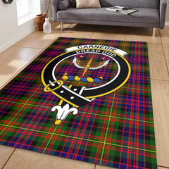 Carnegie Modern Tartan Crest Area Rug