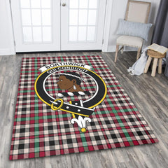 Borthwick Dress Ancient Tartan Crest Area Rug
