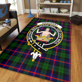 Urquhart Modern Tartan Crest Area Rug