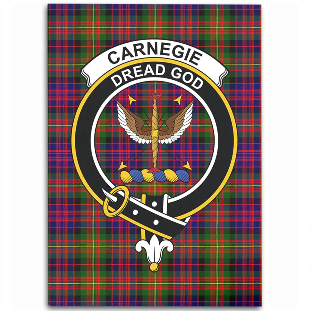 Carnegie Modern Tartan Crest Area Rug