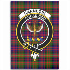 Carnegie Modern Tartan Crest Area Rug