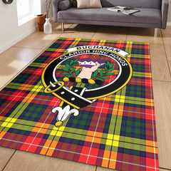 Buchanan Modern Tartan Crest Area Rug