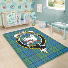 Lockhart Modern Tartan Crest Area Rug