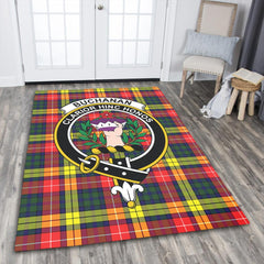 Buchanan Modern Tartan Crest Area Rug