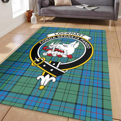 Lockhart Modern Tartan Crest Area Rug